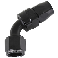 AF208-04DBLK - ALLOY 60 DEG HOSE END -4AN