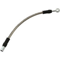 Aeroflow Premade S/S Teflon Brake Lines - 12" Long, Straight 3/8" Banjo to Straight Female -3AN