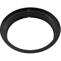 Aeroflow Air Cleaner Base Only - Suit 6-3/8" Diameter Air Filter, Black Steel, Flat Base Suit 5-1/8" Carburettor Neck