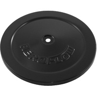 Aeroflow Air cleaner Top Plate Only - Suit 6-3/8" O.D Filter, Steel Black