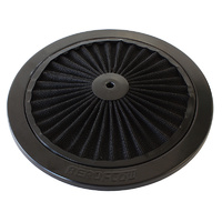 AF2251-0901 - 9" BLACK FULL FLOW TOP PLATE