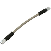 Aeroflow Premade S/S Teflon Brake Lines - 9" Long, Straight Female -3AN to Straight Female -3AN