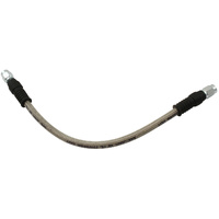 Aeroflow Premade S/S Teflon Brake Lines - 12" Long, Straight Female -3AN to Straight Female -3AN