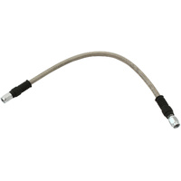 Aeroflow Premade S/S Teflon Brake Lines - 15" Long, Straight Female -3AN to Straight Female -3AN