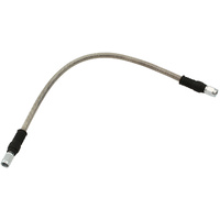 Aeroflow Premade S/S Teflon Brake Lines - 16" Long, Straight Female -3AN to Straight Female -3AN