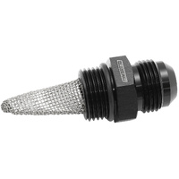 Aeroflow Oil System Filter Screen -12ORB to -12AN Black Finish