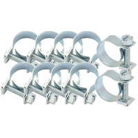 Aeroflow EFI Fuel Hose Clamps 17-19mm suits 3/8" 1/2" Hose 10 Pack AF26-1719