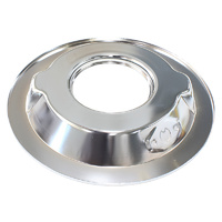 Aeroflow 14" Air Cleaner Base Only Recessed 1-1/8" (28Mm) Chrome AF2851-1411