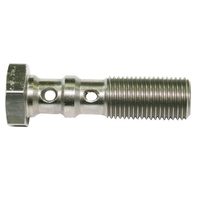 Aeroflow Stainless Steel Double Banjo Bolt 7/16"-20 x 38.5mm Brake AF305-04L