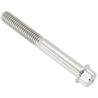 M6 x 1.00mm, UHL 50mm Titanium Bolt