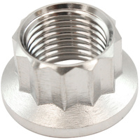 Aeroflow 1/2" Titanium 12 Point Nut Natural Finish Sold Single