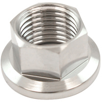 Aeroflow 1/2" Titanium Hex Nut Natural Finish Sold Single