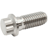 Aeroflow 1/2-13" UHL 1-1/4" Titanium Bolt 12 Point Head Natural Finish Single