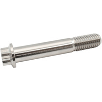Aeroflow 1/2-13" UHL 3" Titanium Bolt 12 Point Head Natural Finish Single