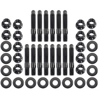 Aeroflow Universal Valve Cover Stud Kit 1/4-20" x 1.50" Black 14 Pack AF37-1502
