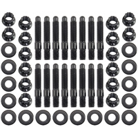 Aeroflow Universal Valve Cover Stud Kit 1/4-20" x 1.50" Black 16 Pack AF37-1503
