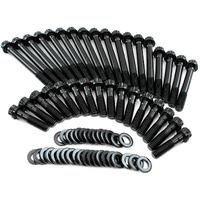 Aeroflow Small Block Chevy 350 Head Bolt Kit - 12 Point Head, Suit 23 Degree OEM and Aftermarket Cylinder Heads, 8740 Grade Material