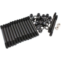Aeroflow Ford XR6 Barra 2 Bolt Main Stud Kit Suits BA  BF  FG Turbo 4 Liter  12 Point Nuts and 8740 Grade Material