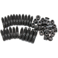 Aeroflow Oil Pan Stud Kit Small Block Ford Windsor Cleveland Holden V8 Black