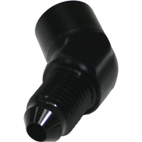 AF371-03BLK - 45 Deg Female 1/8 NPT to -3 Bl