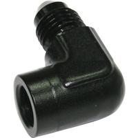 AF373-03BLK - 90 Deg adaptor 1/8 NPT to -3 B