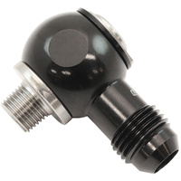 Aeroflow NPT to AN Banjo - Stainless Steel 1/8" NPT to -6AN Aluminium Banjo