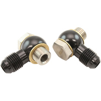 Aeroflow 1/4"-18 NPSM Stainless Steel Banjo Bolt and Aluminium -6AN Banjo - Suit GM TH400 Transmission Cooler Fittings