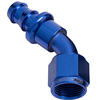 AF402-12 - 45 DEG PUSH LOCK END -12AN