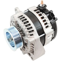 Aeroflow GM LS High Output Alternator - Raw Finish 185 amp Rating