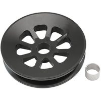 Aeroflow Oversized Alternator Pulley 3" Diameter Black Finish
