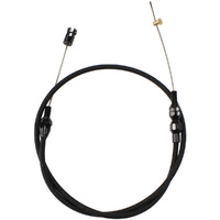 Aeroflow Heavy Duty GM LS Throttle Cable - Black Cover with Black Cable Ends - AF42-1201LSBLK