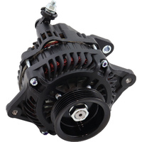 Aeroflow 120 AMP High Output Direct Fit Alternator - Black Finish - Suit Subaru EJ20 and EJ25