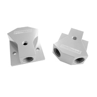 AF453-08S - BILLET Y-BLOCK 3X -8 ORB PORTS