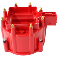 Aeroflow Chev V8 HEI Distibutor Cap Red Colour Suits 4010-8362 AF4595-8362
