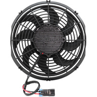 Aeroflow 12" Brushless Electric Fan, Pusher Type with Curved Blades - 2000 CFM Rating. Non Reversable