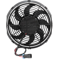 Aeroflow 12" Brushless Electric Fan, Puller Type with Curved Blades - 2000 CFM Rating. Non Reversable