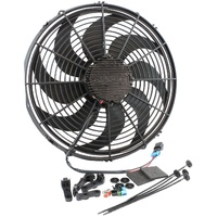 Aeroflow 16" Brushless Electric Fan 3300 CFM Curved Blade