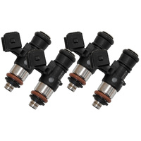 Aeroflow Bosch Motorsport 1462cc EV14 Short JETRONIC Flow Matched Set of 4 Fuel Injectors - 1462 cc/min (132 lb/hr) @ 3 bar (43.5 psi)