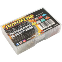 Aeroflow Bulk Multi Pack Standard Blade Fuses â€“ 90 Pieces - 10 of Each 5 AMP up to 40 AMP Fuses Included