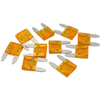 Aeroflow 5 AMP Mini Blade Fuses â€“ 10 Pack - Tan Body Colour