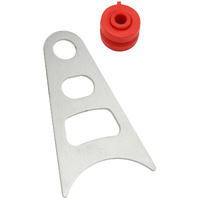 Aeroflow Universal Exhaust Hanger Bracket - Stainless Steel, Suit 3" Pipe