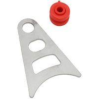 Aeroflow Universal Exhaust Hanger Bracket - Stainless Steel, Suit 3-1/2" Pipe