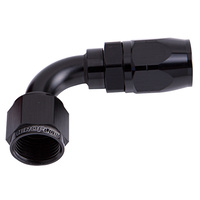AF503-06BLK - ALLOY 90 DEG HOSE END -6AN