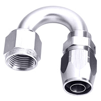 AF506-04S - ALLOY 180 DEG HOSE END -4AN