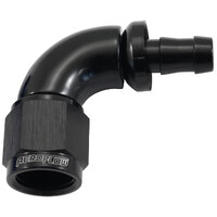 AF513-06-05BLK - -6AN TO 5/16" BARB 90 DEG FULL
