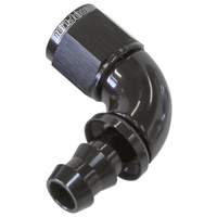 AF513-06BLK-25 - -6AN 90 DEG FULL FLOW PUSH LOC