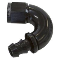 AF515-06BLK - -6AN 150 DEG FULL FLOW PUSH LO