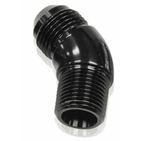 AF523-04BLK - 45 DEG 1/8" TO -4AN FULL FLOW