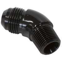 AF523-06BLK - 45 DEG 1/4" TO -6AN FULL FLOW
