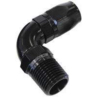 AF529-08-08BLK - Male 1/2 NPT 90 Deg to -8 Hose